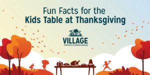 fun facts for the kids table at thanksgiving